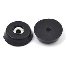 10x Anti slip furniture legs Feet Black Speaker Cabinet bed Table Box Conical rubber shock pad floor protector Furniture Part 2024 - buy cheap