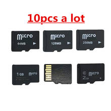 wholesale!!! 10pcs 1GB 512MB 256MB 128MB 64MB Micro card TF CARD TransFlash Memory Card 2024 - buy cheap
