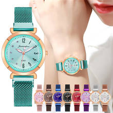 Women Arabic Numbers Watch Luxury Magnetic Strap Quartz Watches Relogio Feminino Reloj Mujer 2024 - buy cheap