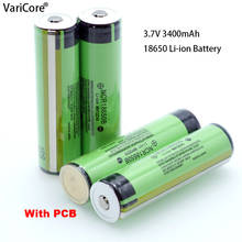 VariCore-batería recargable NCR18650B 2020, 100% mAh, 3400, con PCB, 18650 V, para baterías de linterna, 3,7 2024 - compra barato