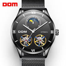 DOM Skeleton Men Watch 2019 New Sport Mechanical Watch Luxury Watch Mens Watches Top Brand  Men Automatic Watch M-1270BK-1M 2024 - buy cheap