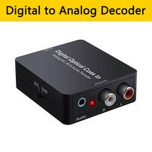 Digital to Analog Audio Decoder Optical Toslink Coxaial in 3.5mm jack L/R RCA out Converter support Dolby DTS Stere for TV PS4 2024 - buy cheap