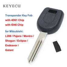 Брелок Keyecu с чипом 4D61 для Mitsubishi L200 Shogun Pajero Montero 2024 - купить недорого