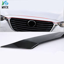 For Mazda CX-3 CX3 2018 2019 accessories ABS Chrome Front Grille Hood Engine Cover Trim Exterior Parts Chromium Styling 2024 - buy cheap