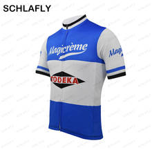 1972 belgian team cycling jersey short sleeve full-zipper summer bike wear jersey road jersey clothing bicycle clothes schlafly 2024 - buy cheap