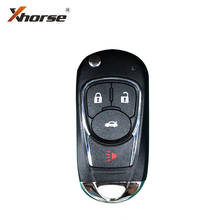 Xhorse XKBU02EN Wire Flip Universal Remote Key For Buick Style 4 Buttons for VVDI VVDI2 Key Tool English Version One Piece 2024 - buy cheap