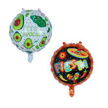 10pcs Avocado Balloons Foil Fruit Globos Birthday Party Decorations Adult Fruit Party Decor Let's Avocado Party Supplies Ball 2024 - buy cheap
