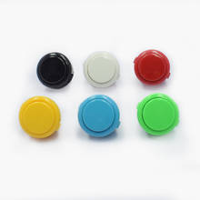 Botão sanwa original iyo 6 fábricas, botões sanwa autênticos para máquina de fliperama, diy, armário jamma 6 cores disponíveis 2024 - compre barato