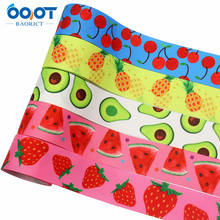 38MM 10Yards M-21413-455 Fruit Series Thermal Transfer Printed Grosgrain Ribbons,Bow Cap DIY Party Gift Packaging Materials 2024 - buy cheap