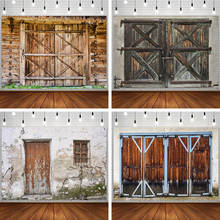 Avezano-cenário de porta de madeira para decoração, fundo de estúdio fotográfico, fazenda, ambientes externos, retrô e antigo, para recém-nascidos 2024 - compre barato