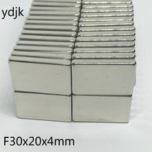 20PCS/LOT N35 Neodymium Magnet 30*20*4  Strong Block NdFeB Magnet 30x20x4 Rare Earth Permanent Magnets 30 x 20 x 4 2024 - buy cheap