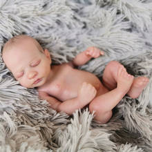 Muñeca de bebé recién nacido de silicona, de 10 pulgadas muñeco de bebé recién nacido, pintada con detalles, se puede bañar, regalo para niños 2024 - compra barato