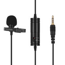 Mini Lapel Lavalier Clip-on micrófono con cable condensador Mic admite Modo de Smartphone/cámara para DSLR Cámara PC portátil 2024 - compra barato