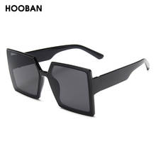 HOOBAN-gafas de sol clásicas de gran tamaño para mujer, a la moda cuadradas grandes lentes de sol, de lujo, con sombra UV400 2024 - compra barato