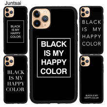 Black is My Happy Color Skam Case For iPhone 11 Pro Max For iPhone 13 12 Pro Max mini SE 2020 X XR XS 7 8 Plus Cover 2024 - buy cheap