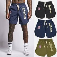 2020 Men Gyms Fashion Fitness Shorts Bodybuilding Joggers Summer Quick-dry Cool Short Pants Male Casual Beach Brand Sweatpants 2024 - buy cheap