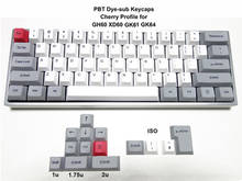 1 set PBT dye sublimation keycap for mx switch mechanical keyboard keycaps for GH60 Anne60 GK61 GK64 XD60 XD64 2024 - buy cheap