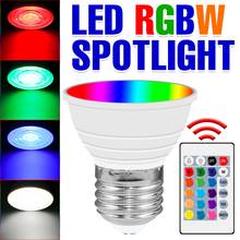 Светодиодные лампы GU10 RGB MR16, 15 Вт, E27, RGBW, E14, 200 в 2024 - купить недорого