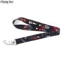 Flyingbee Cool teléfono llavero lindo cordón para llaves Tarjeta de Identificación portatarjetas collar llaveros correas X0915 2024 - compra barato