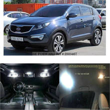 Luces interiores de coche LED para kia sportage R 2012, lámpara de lectura para puerta, cúpula, mapa, sin error, 9 Uds. 2024 - compra barato