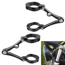 Motorcycle Headlight Bracket For Chopper Bobber Cafe Racer CNC Fork Tube Mount Clamp Moto Accessories 39mm-41mm Spotlight Holder 2024 - buy cheap