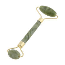Natural Jade Stone Double Head Face Roller Massager Slim Anti Aging Firming Tool U2JD 2024 - buy cheap