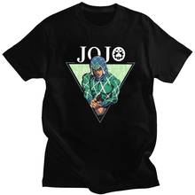 Camiseta de Manga corta para hombre, camisa de Manga corta, de algodón, ajustada, Jojo Bizarre Adventure, para regalo, Guido Mista, fresca, 100% 2024 - compra barato