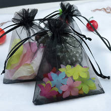 1000 шт./лот, цветные маленькие сумки из органзы, 5x7 см, Подарочная сумка для свадьбы, Рождества, упаковка для ювелирных изделий и сумка для демонстрации 2024 - купить недорого