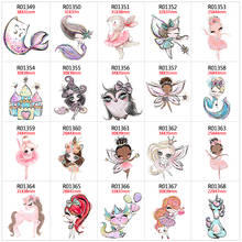 New 30 Pcs resins cartoon dacing girl pattern planar resin DIY handmade materials 2024 - buy cheap