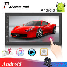 AMPrime-Radio Multimedia con GPS para coche, Radio con reproductor, Android, 2Din, pantalla táctil de 7 pulgadas, TF, USB, WIFI, Bluetooth, FM, audio estéreo 2024 - compra barato