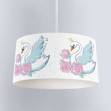 Child Bedroom Pendant Lamp Chandelier Swan Pattern-Lampshade Chandelier 2024 - buy cheap