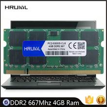HRUIYL Laptop RAM DDR2 667Mhz 4GB SO-DIMM 200Pin 1.8V Memory 2RX8 PC2-5300S Notebook Module Dual-channel Original Used Memoria 2024 - buy cheap
