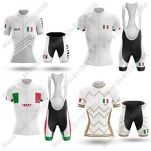 Italy 2020 Cycling Jersey Set Summer Cycling Clothing Women Road Bike Shirts Suit Bicycle Bib Shorts MTB Ropa Ciclismo Maillot 2024 - buy cheap