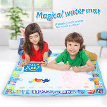 4 типа, большой размер, волшебный коврик для рисования водой, набор с ручкой для воды и EVA, штампы для рисования, доска для рисования, развивающие игрушки для детей 2024 - купить недорого