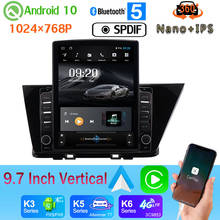 9.7" Tesla Style PX6 4+64G GPS Android 10 Head Unit Radio For Kia Niro 2016-2019 360 Camera 4G WiFi CarPlay Car Media SPDIF DSP 2024 - buy cheap