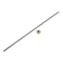 T8 Lead Screw for RepRap 3D Printers Parts Trapezoidal Screw Copper Nuts Leadscrew Part Length 250mm 300mm 350mm 400mm 500mm 2024 - buy cheap