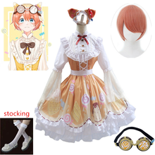 Fantasia infantil de doces identidade v, fantasia de menina mecânica, vestidos de lolita, festa diária, conjunto completo 2024 - compre barato