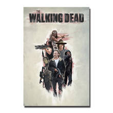 The Walking Dead TV Series Season Rick Daryl Carl Negan Art Prints Silk Canvas For Wall Pictures Room Decoration-015 2024 - buy cheap