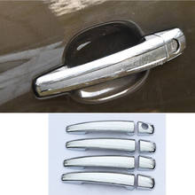 High Quality For Peugeot 3008 2013 2014 2015 Car Styling Cover Detector Stick Frame Lamp Trim ABS Chrome Car Door Handle 4pcs 2024 - buy cheap