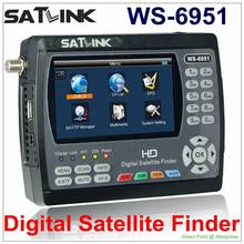 New Arrival 4.3" TFT Satlink WS-6951 HD Digital Satellite Finder DVB-S/DVB S2 Satellite Meter WS6951 the WS6950 Updated Model 2024 - buy cheap