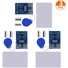 3pcs RFID Kit Mifare RC522 RFID Reader Module with S50 White Card and Key Ring for Arduino Raspberry Pi 2024 - buy cheap