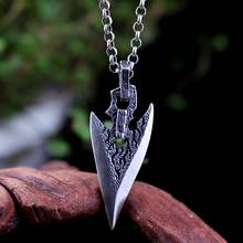 100% 925 Sterling Silver Knife Pendant Hang Original S925 Thai Silver Vintage Pendants Men Women for Jewelry Making Free Ship 2024 - buy cheap