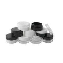 1G round  plastic cream bottle jar pot for eye shadow /power/sample/art nail container skin care cosmetic packing 2024 - buy cheap