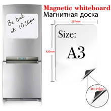 Quadro branco magnético arc edge, tamanho a3, 11.7 "x 16.5", placas brancas apagáveis à seco, horários de mensagens, mesa de planejador semanal 2024 - compre barato