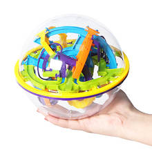 Brinquedo labirinto 3d desafiador, brinquedo educacional para crianças com 158 passos, desafiador de barreiras 2024 - compre barato