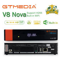 Freesat v8 NOVA satellite receiver Gtmedia V8 Nova built-in WIFI power supply DVB-S2 Europe Cline TV box is the same as V9 Super 2024 - buy cheap