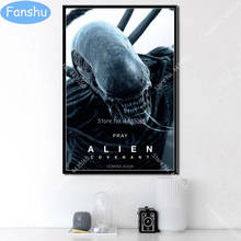 Póster de nueva serie de películas Alien, pósteres clásicos de película de terror, lienzos e impresiones, imagen artística de pared para decoración del hogar de la habitación 2024 - compra barato