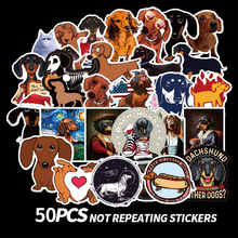 50pcs  Dachshund Dog Pet Cat Stickers On Car Stationery Computer Bike Laptop Personality Sticker Craft Supplies Adesivi Adesivos 2024 - buy cheap