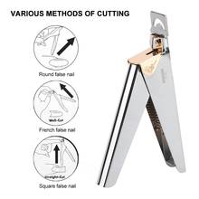 Professional Nail Art Clipper Cutter UV Gel False Nails Tips Edge Cutters Stainless Steel U-Shape Clippers Manicure Tool 2024 - buy cheap