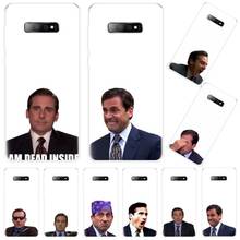 Michael Scott The Office clear Phone Case For Samsung Galaxy S5 S6 S7 S8 S9 S10 S10e S20 edge plus lite 2024 - buy cheap
